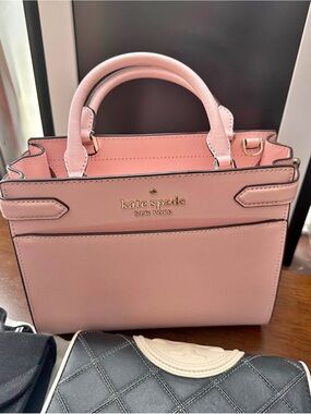 kate spade Blush Pink Leather Top-Handle Satchel